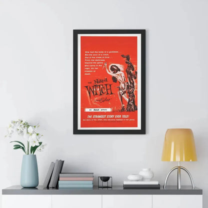 THE NAKED WITCH 1961 - Framed Movie Poster - The Sticker Space