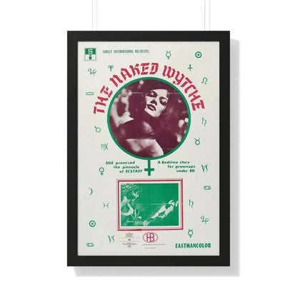 THE NAKED WYTCHE (THE EROTIC ADVENTURES OF HANSEL AND GRETEL) 1970 - Framed Movie Poster 20" x 30" Black - The Sticker Space