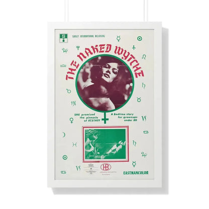 THE NAKED WYTCHE (THE EROTIC ADVENTURES OF HANSEL AND GRETEL) 1970 - Framed Movie Poster 20" x 30" White - The Sticker Space