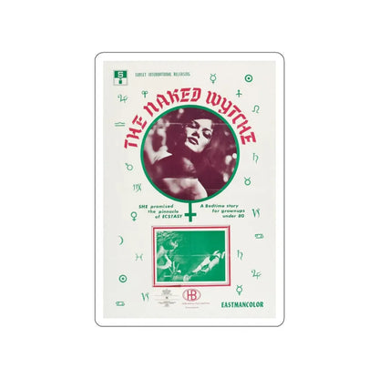 THE NAKED WYTCHE (THE EROTIC ADVENTURES OF HANSEL AND GRETEL) 1970 Movie Poster STICKER Vinyl Die-Cut Decal 5 Inch - The Sticker Space