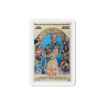 The Name of the Rose 1986 Movie Poster Refrigerator Magnet 2 Inch - The Sticker Space
