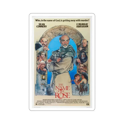 The Name of the Rose 1986 Movie Poster STICKER Vinyl Die-Cut Decal 2 Inch - The Sticker Space