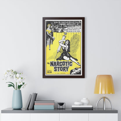 THE NARCOTICS STORY 1958 - Framed Movie Poster-The Sticker Space