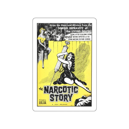 THE NARCOTICS STORY 1958 Movie Poster STICKER Vinyl Die-Cut Decal 3 Inch - The Sticker Space