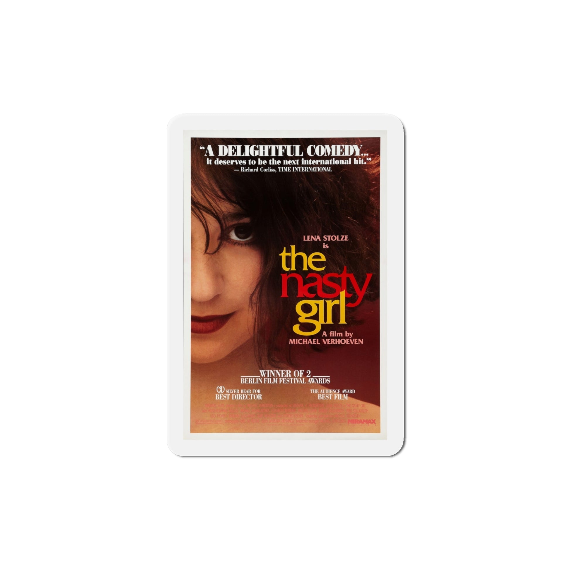 The Nasty Girl 1990 Movie Poster Die-Cut Magnet-6 Inch-The Sticker Space