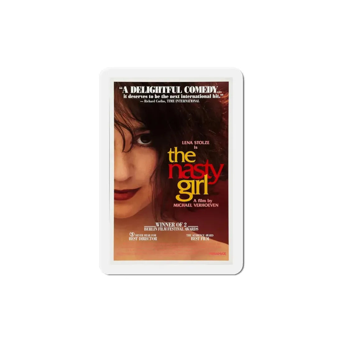 The Nasty Girl 1990 Movie Poster Refrigerator Magnet 5 Inch - The Sticker Space