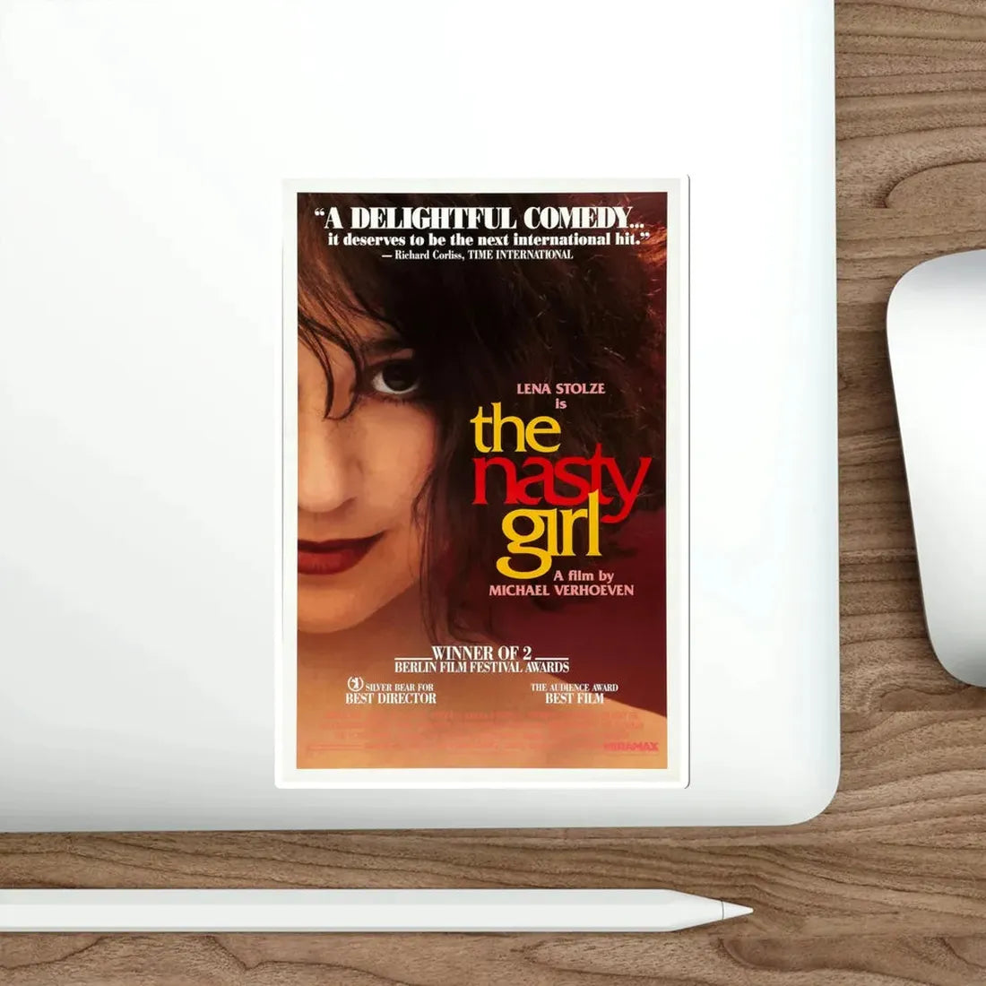 The Nasty Girl 1990 Movie Poster STICKER Vinyl Die-Cut Decal - The Sticker Space