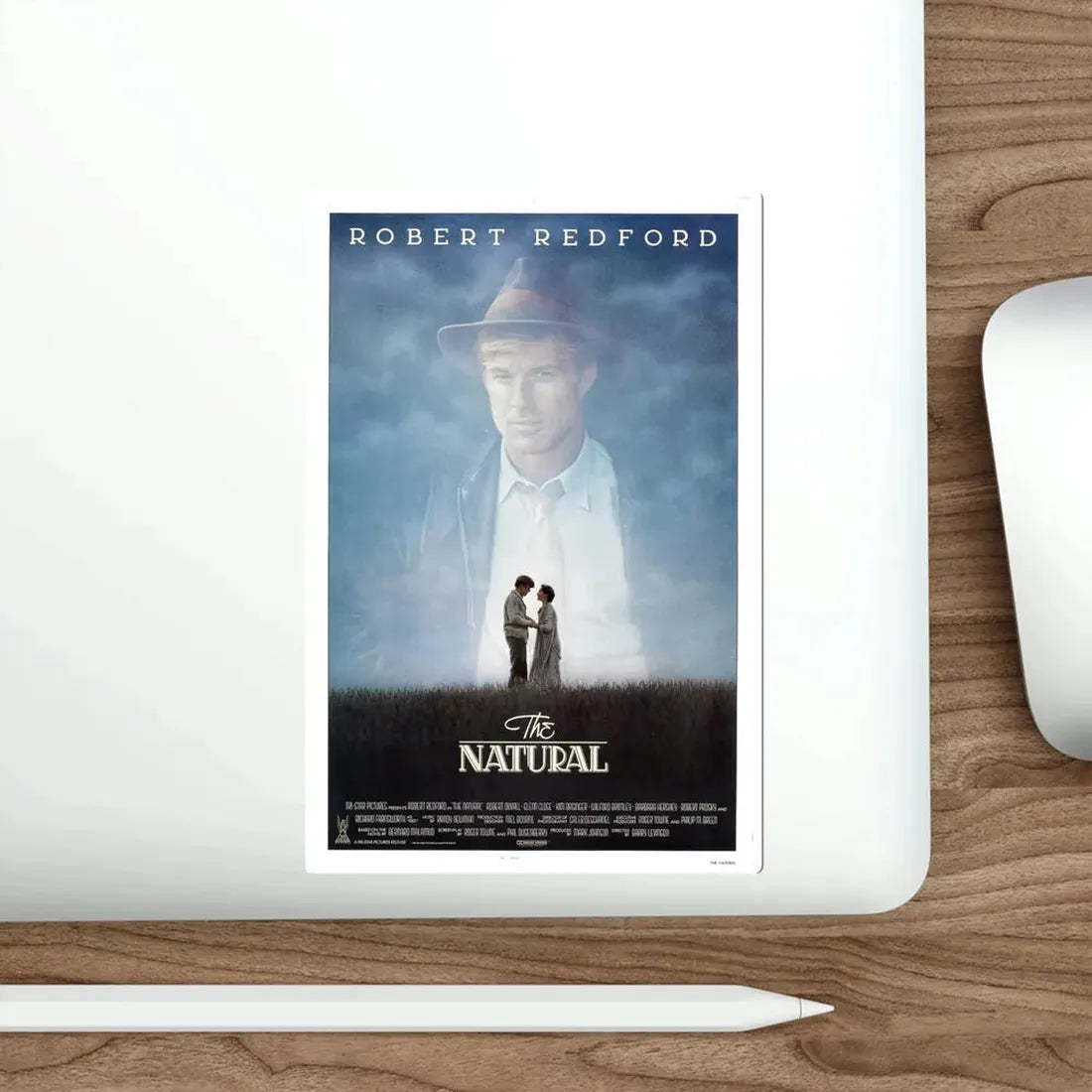 The Natural 1984 Movie Poster STICKER Vinyl Die-Cut Decal - The Sticker Space