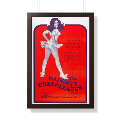 THE NAUGHTY CHEERLEADER 1970 - Framed Movie Poster-20" x 30"-The Sticker Space