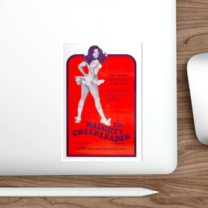 THE NAUGHTY CHEERLEADER 1970 Movie Poster STICKER Vinyl Die-Cut Decal-The Sticker Space