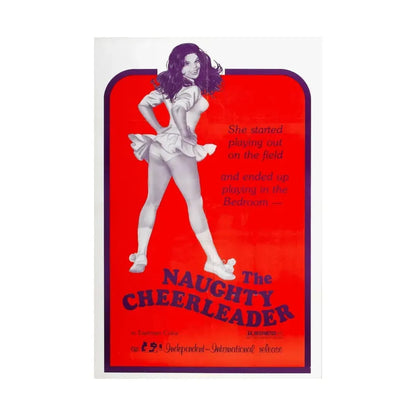 THE NAUGHTY CHEERLEADER 1970 - Paper Movie Poster - The Sticker Space