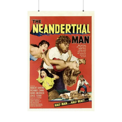 THE NEANDERTHAL MAN 1953 - Paper Movie Poster 36" x 54" Matte - The Sticker Space