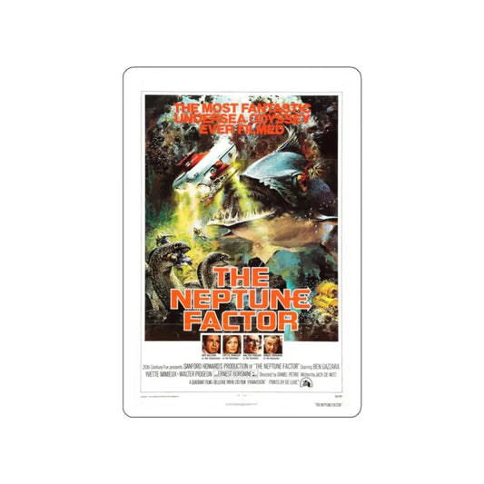 THE NEPTUNE FACTOR 1973 Movie Poster STICKER Vinyl Die-Cut Decal 2 Inch - The Sticker Space