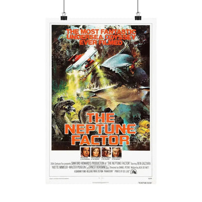 THE NEPTUNE FACTOR 1973 - Paper Movie Poster 12″ x 18″ Matte - The Sticker Space