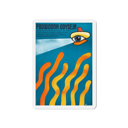 THE NEPTUNE FACTOR (POLISH) 1973 Movie Poster - Refrigerator Magnet 3 Inch Die-Cut - The Sticker Space