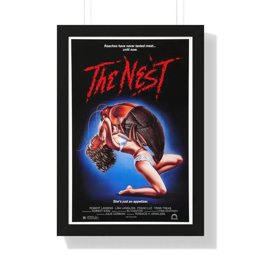 THE NEST 1987 - Framed Movie Poster 16″ x 24″ Black - The Sticker Space