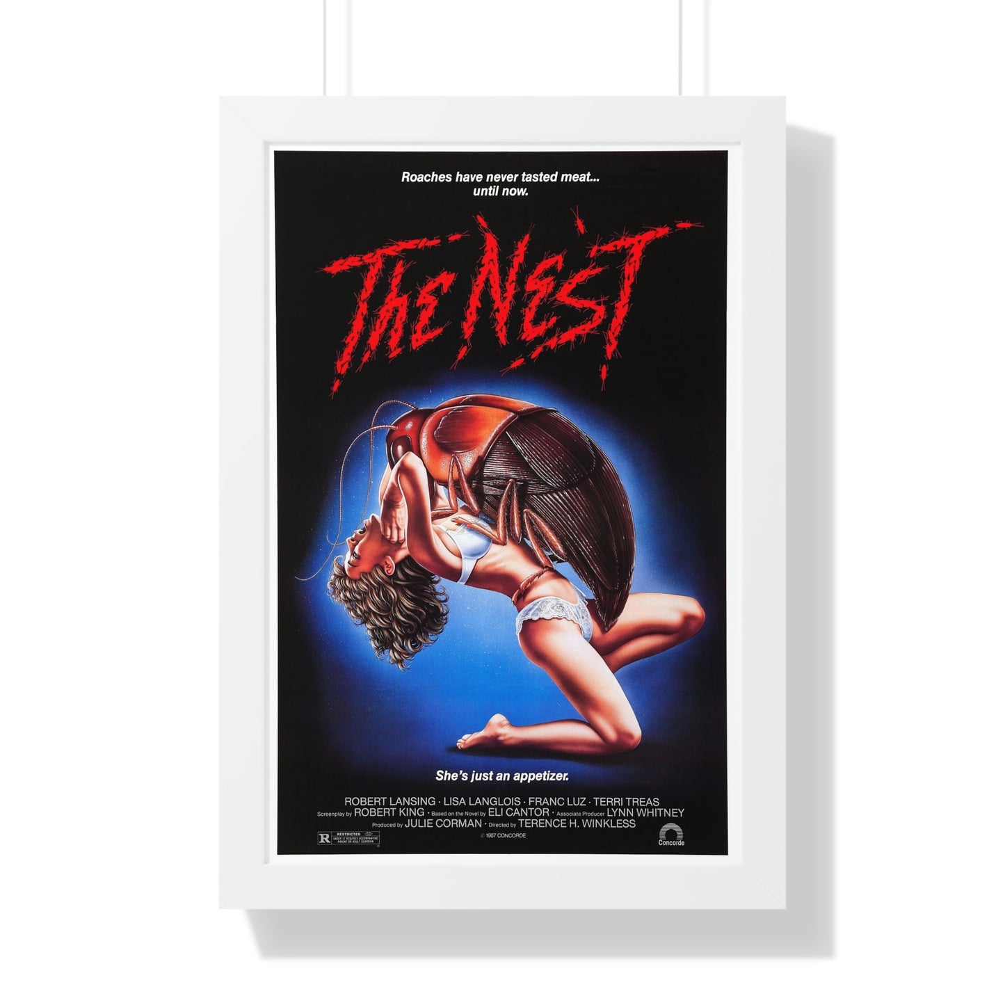 THE NEST 1987 - Framed Movie Poster-16″ x 24″-The Sticker Space