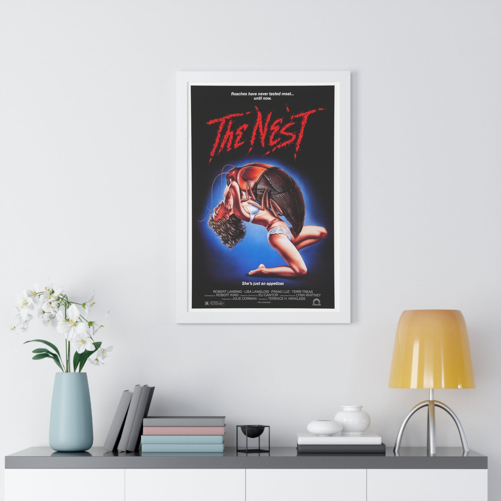 THE NEST 1987 - Framed Movie Poster-The Sticker Space