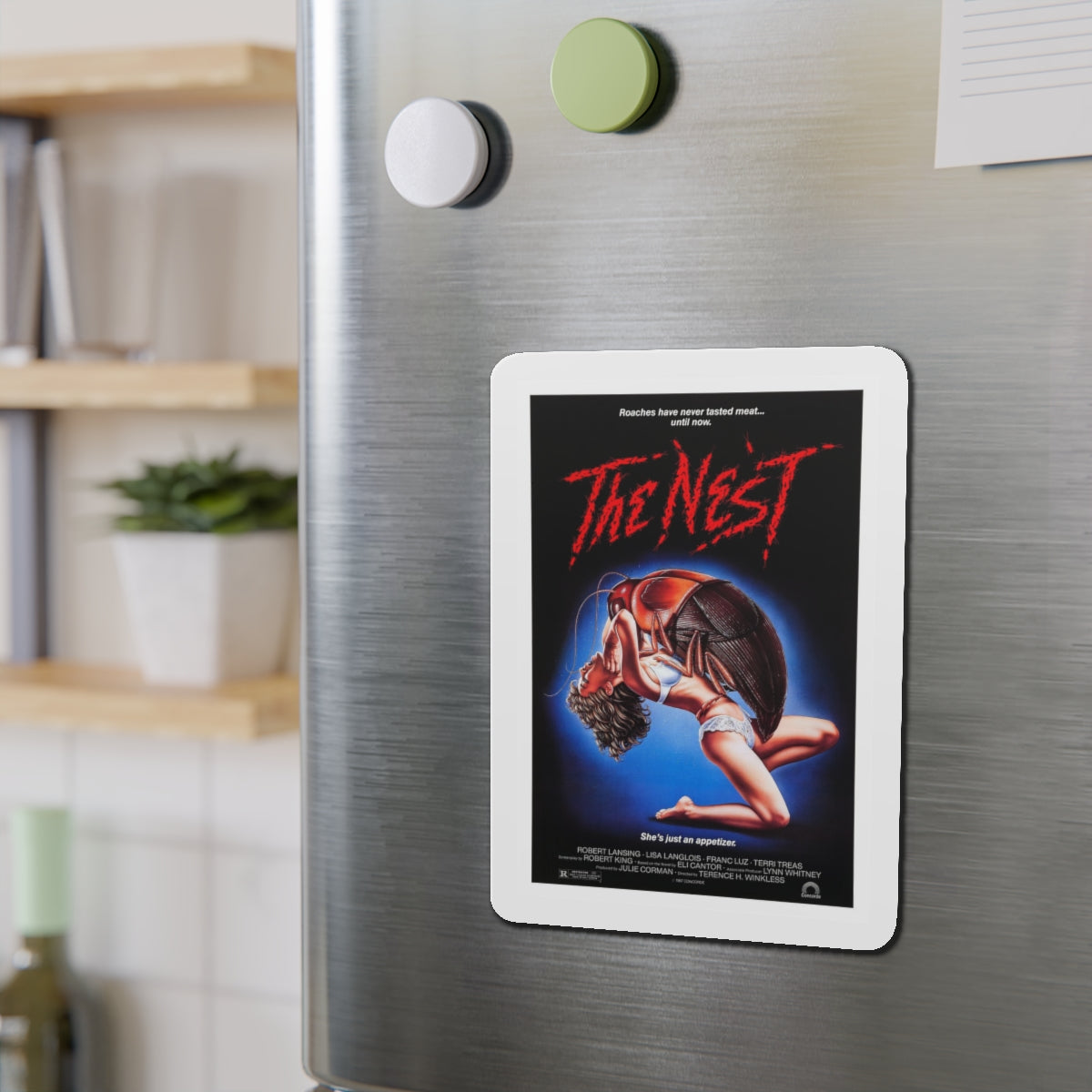 THE NEST 1987 Movie Poster - Refrigerator Magnet-The Sticker Space