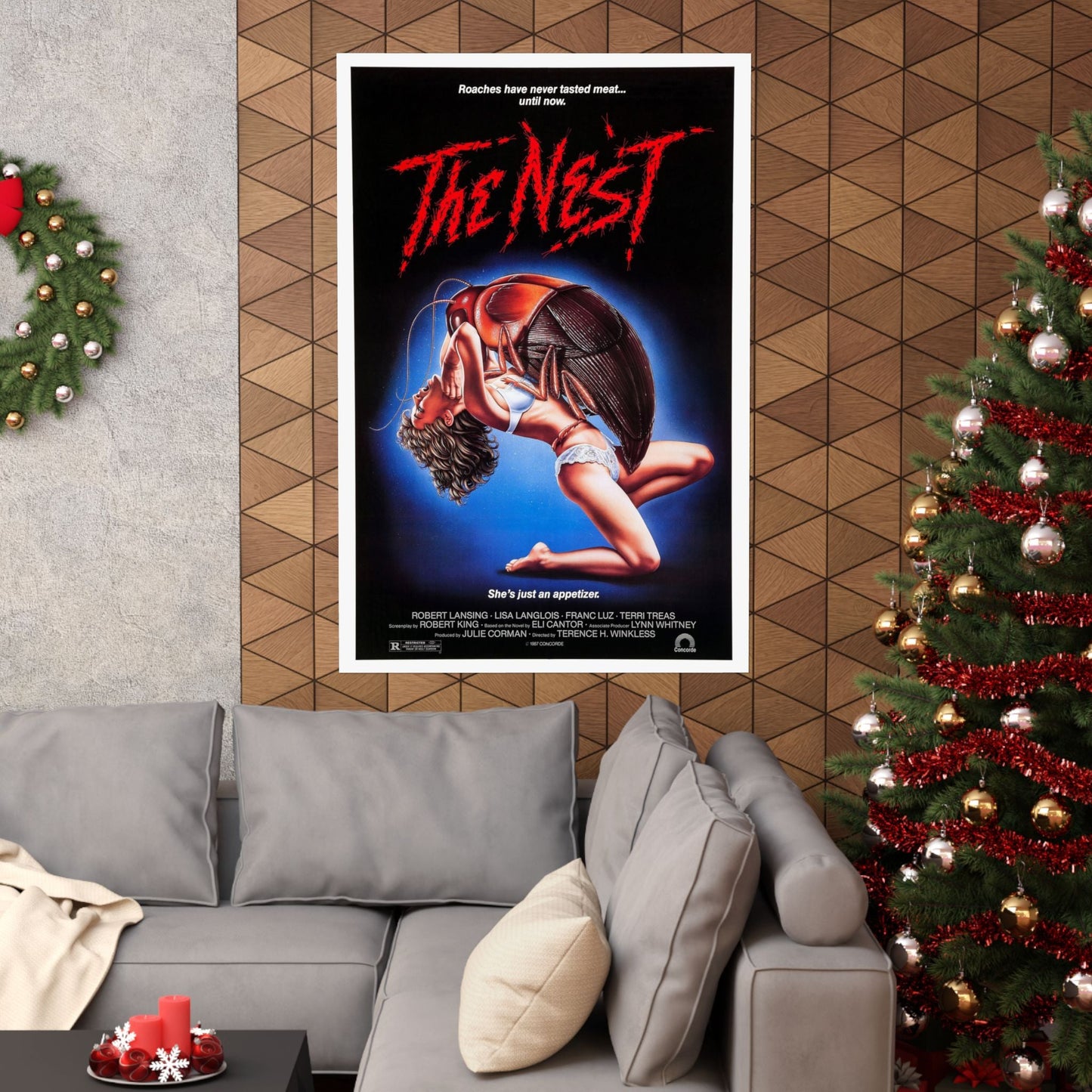 THE NEST 1987 - Paper Movie Poster-The Sticker Space