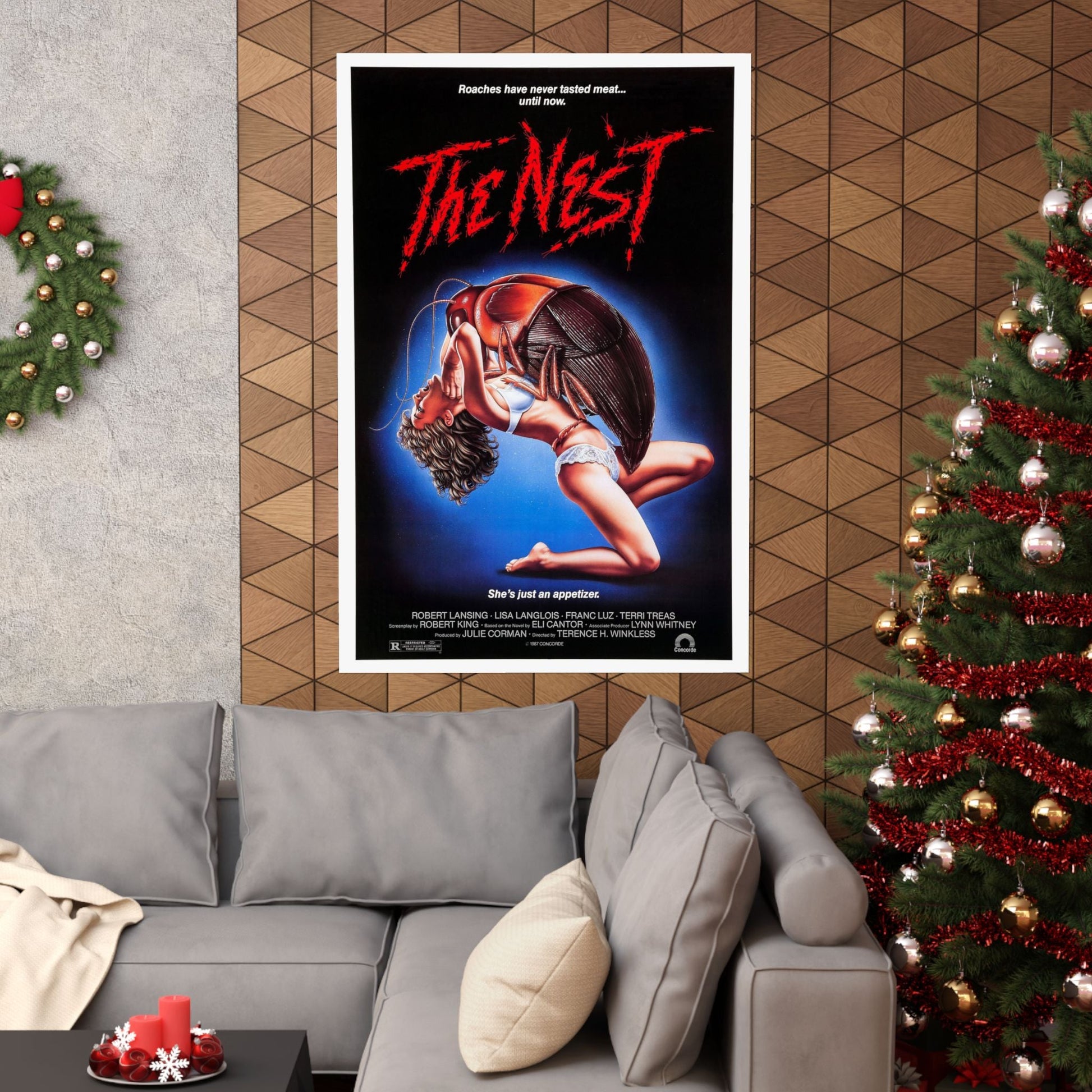 THE NEST 1987 - Paper Movie Poster-The Sticker Space