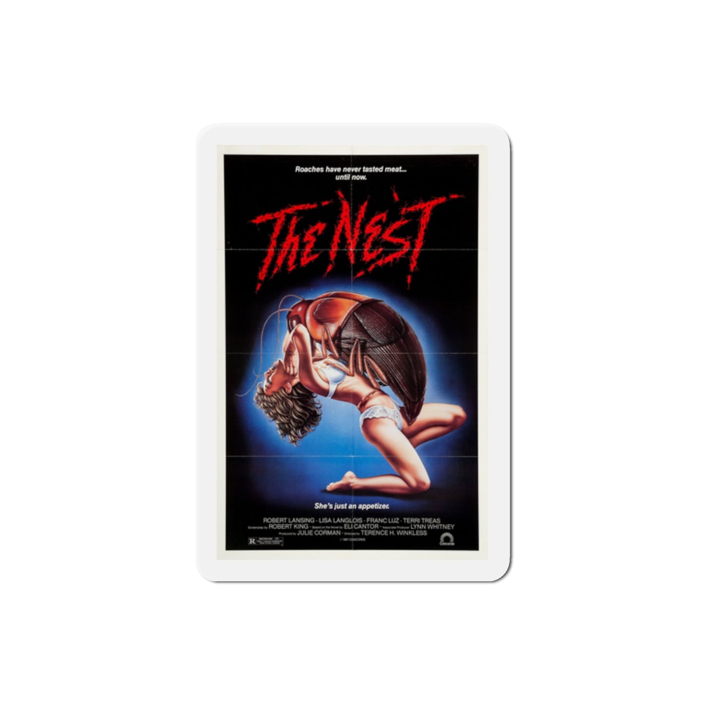 The Nest 1988 Movie Poster Die-Cut Magnet-2" x 2"-The Sticker Space