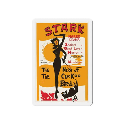 THE NEST OF THE CUCKOO BIRDS 1965 Movie Poster - Refrigerator Magnet 5 Inch Die-Cut - The Sticker Space