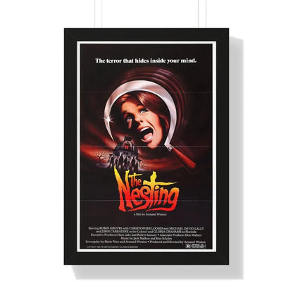 THE NESTING 1981 - Framed Movie Poster 16″ x 24″ Black - The Sticker Space