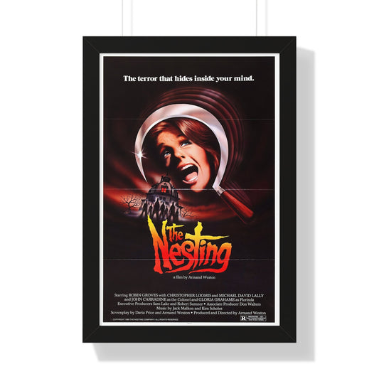 THE NESTING 1981 - Framed Movie Poster-16″ x 24″-The Sticker Space