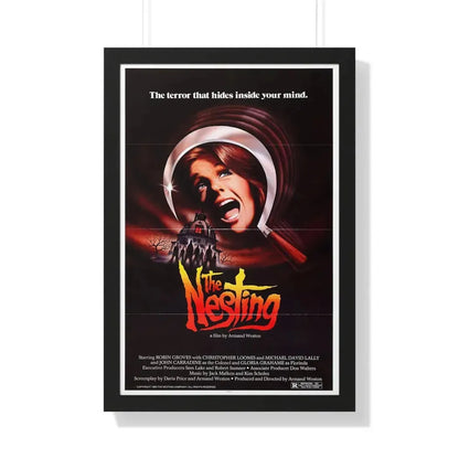 THE NESTING 1981 - Framed Movie Poster 20" x 30" Black - The Sticker Space