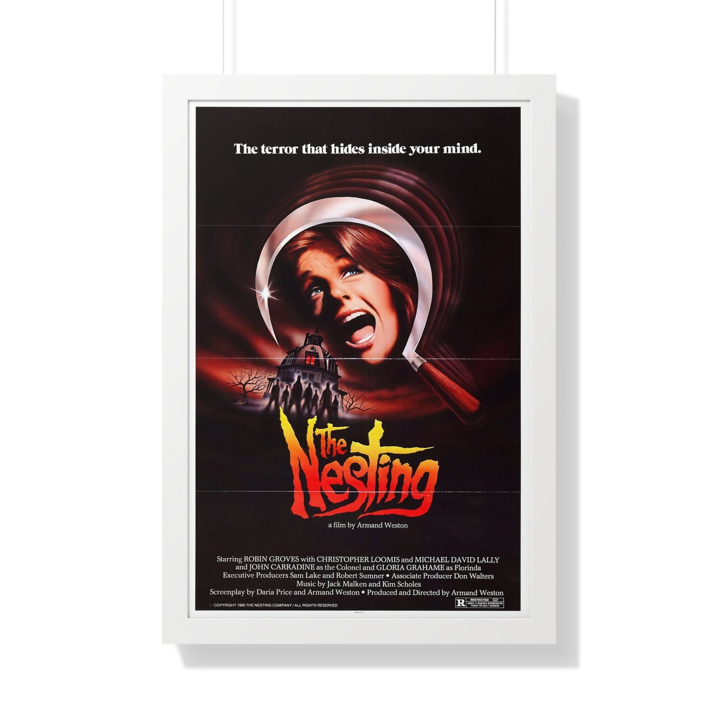 THE NESTING 1981 - Framed Movie Poster-20" x 30"-The Sticker Space