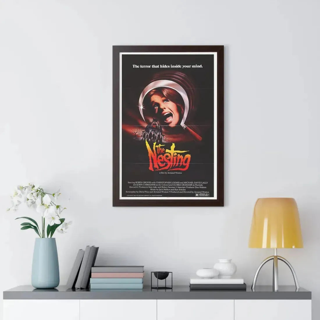 THE NESTING 1981 - Framed Movie Poster - The Sticker Space