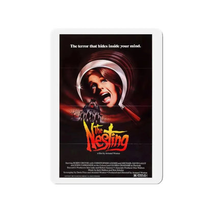 THE NESTING 1981 Movie Poster - Refrigerator Magnet 2 Inch Die-Cut - The Sticker Space