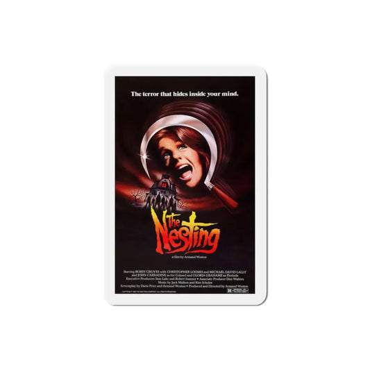 The Nesting 1981 Movie Poster Refrigerator Magnet 2 Inch - The Sticker Space
