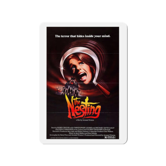 THE NESTING 1981 Movie Poster - Refrigerator Magnet-2" x 2"-The Sticker Space