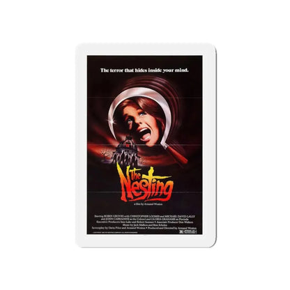 THE NESTING 1981 Movie Poster - Refrigerator Magnet 5 Inch Die-Cut - The Sticker Space