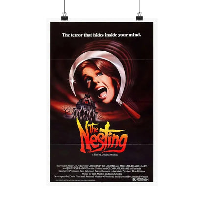 THE NESTING 1981 - Paper Movie Poster 12″ x 18″ Matte - The Sticker Space