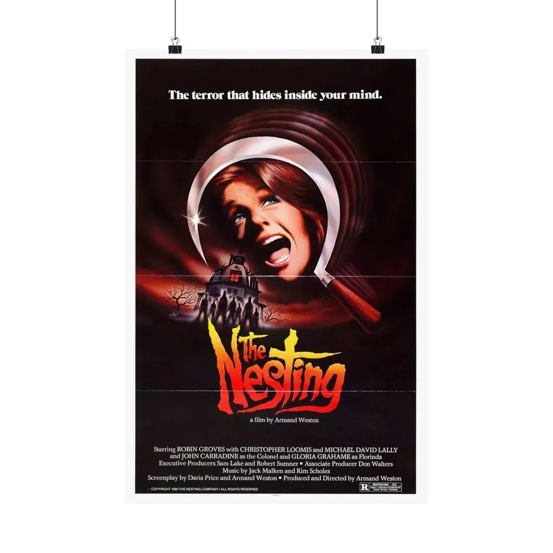 THE NESTING 1981 - Paper Movie Poster 16″ x 24″ Matte - The Sticker Space