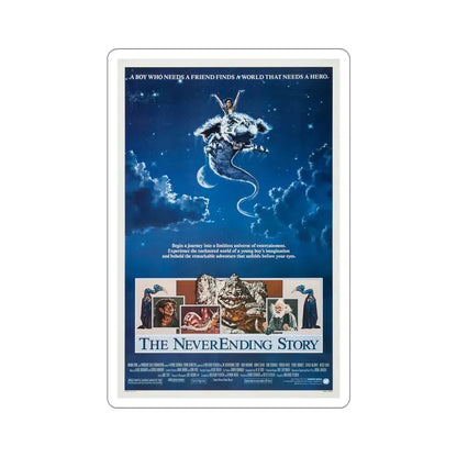 The NeverEnding Story 1984 Movie Poster STICKER Vinyl Die-Cut Decal 6 Inch - The Sticker Space