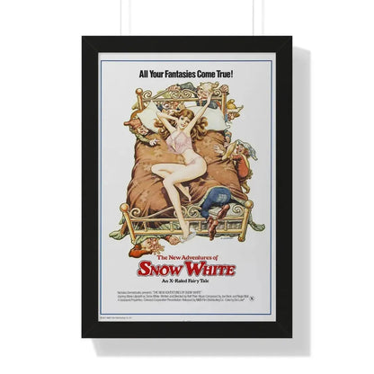 THE NEW ADVENTURES OF SNOW WHITE 1969 - Framed Movie Poster 16″ x 24″ Black - The Sticker Space