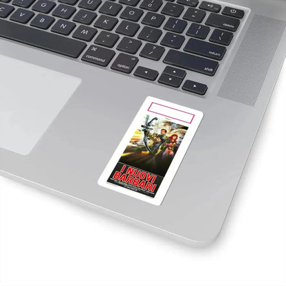 THE NEW BARBARIANS (ITALIAN) 1983 Movie Poster - STICKER Vinyl Kiss-Cut Decal - The Sticker Space