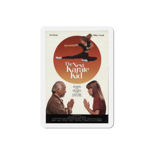 The Next Karate Kid 1994 Movie Poster Die-Cut Magnet-2" x 2"-The Sticker Space
