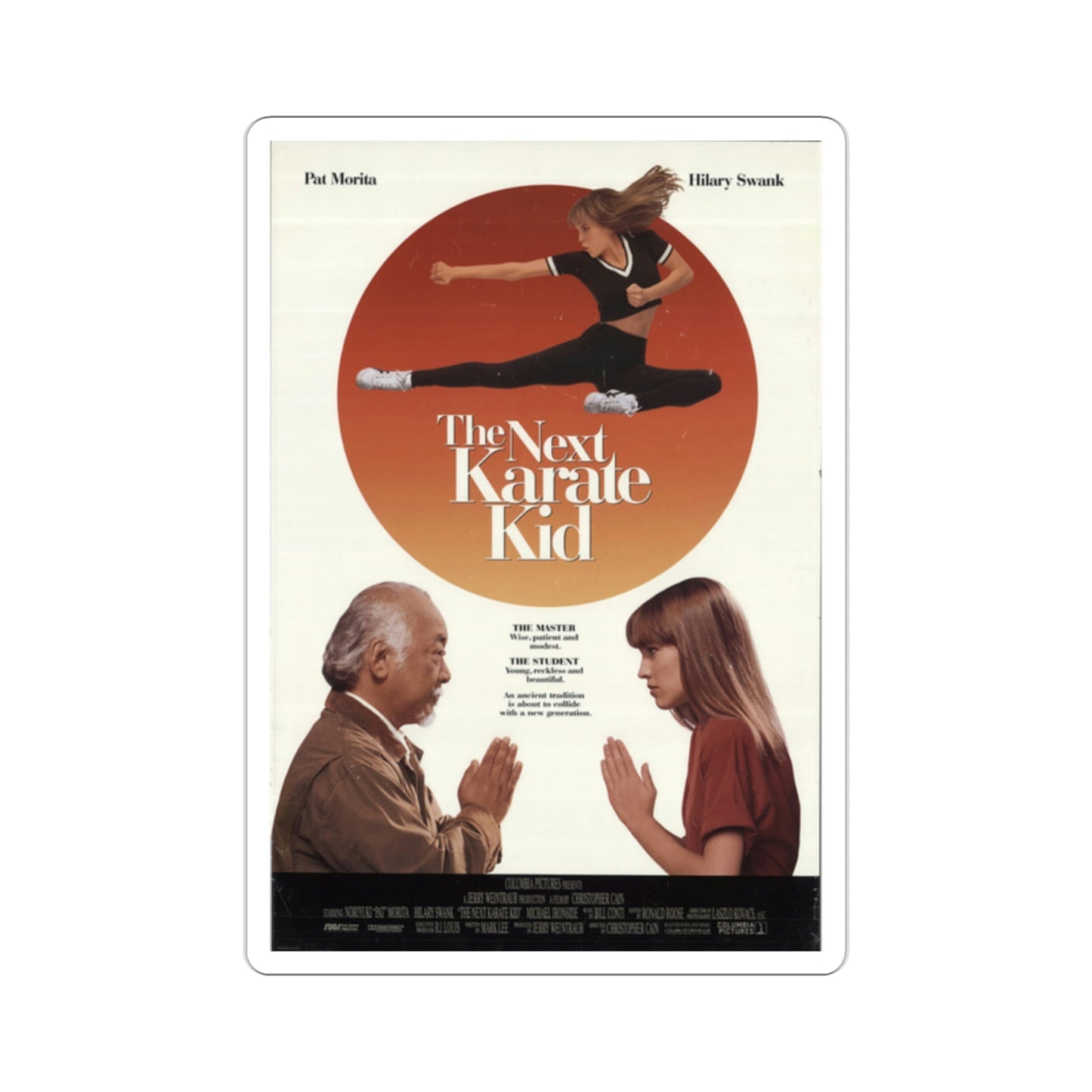 The Next Karate Kid 1994 Movie Poster STICKER Vinyl Die-Cut Decal-2 Inch-The Sticker Space