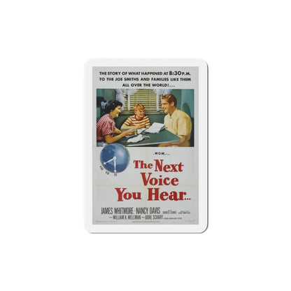 The Next Voice You Hear 1950 Movie Poster Refrigerator Magnet 6 Inch - The Sticker Space
