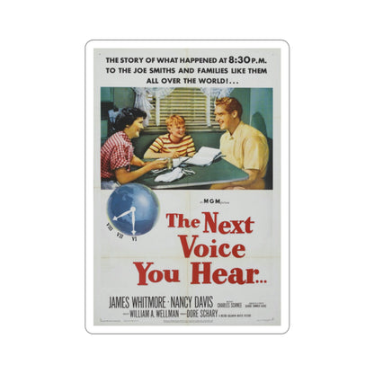 The Next Voice You Hear 1950 Movie Poster STICKER Vinyl Die-Cut Decal-2 Inch-The Sticker Space