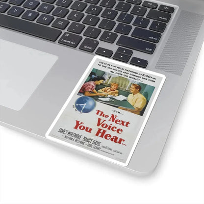 The Next Voice You Hear 1950 Movie Poster - STICKER Vinyl Kiss-Cut Decal - The Sticker Space