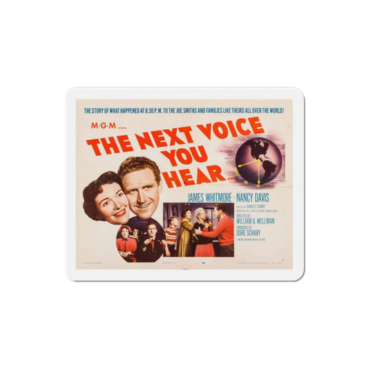 The Next Voice You Hear 1950 v2 Movie Poster Die-Cut Magnet-2 Inch-The Sticker Space