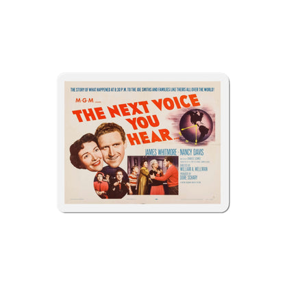 The Next Voice You Hear 1950 v2 Movie Poster Die-Cut Magnet-4 Inch-The Sticker Space