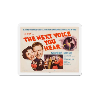 The Next Voice You Hear 1950 v2 Movie Poster Refrigerator Magnet 2 Inch - The Sticker Space