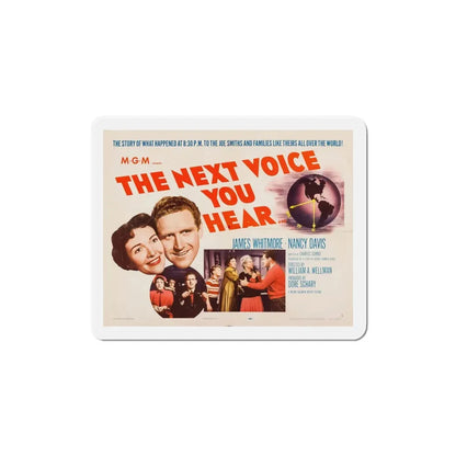 The Next Voice You Hear 1950 v2 Movie Poster Refrigerator Magnet 4 Inch - The Sticker Space